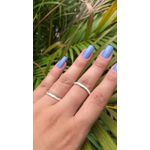 Kit Par De Alianças e Solitário De Prata