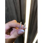 Kit Par De Alianças e Solitário De Prata