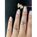 Kit Par De Alianças e Solitário De Prata