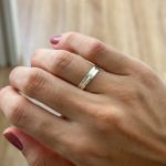 Kit Par De Alianças e Solitário De Prata