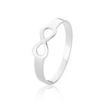 Anel Feminino Infinito Em Ouro