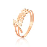 Anel Feminino Amor Em Ouro