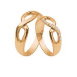 Aliança Em Ouro Infinito