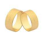 Alianças De Ouro Retas Diamantadas