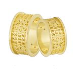 Aliança Em Ouro Personalizada