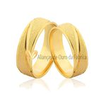 Alianças Em Ouro Diamantadas