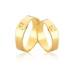 Alianças Personalizadas Em Ouro