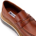 Sapato Loafer Tratorado Dubay Castor