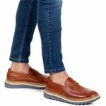 Sapato Loafer Tratorado Dubay Castor