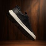 Tênis Casual Sneaker Masculino Couro Preto 
