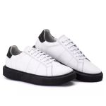 Tênis Casual Londres Branco Sola Preta