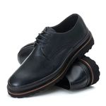 Sapato Derby Katar Preto 