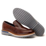 Sapato Loafer Masculino de Couro Maldivas Mouro 