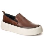 Sapato Masculino Slip On Mouro Sola Branca