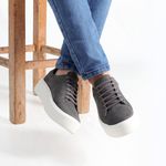 Tênis Casual Everest Cinza Camurça 