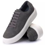 Tênis Casual Everest Cinza Camurça 