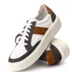 Tênis Casual Everest Tricolor Branco Cinza Castor 