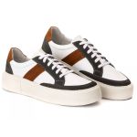 Tênis Casual Everest Tricolor Branco Cinza Castor 