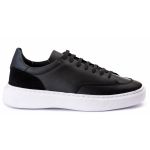 Tênis Masculino Couro Preto