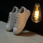 Tênis Minimalista Couro Branco Rio