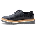 Sapato Derby Tratorado Dubay Preto Tresse