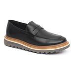 Sapato Loafer Tratorado Dubay Preto
