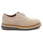 Sapato Loafer Tratorado Dubay Camurça Bege