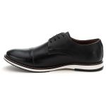 Sapato Oxford Brogue Premium em Couro Preto