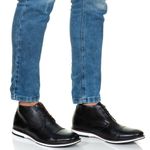Bota Masculina Premium em Couro Preto