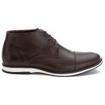 Bota Masculina Premium em Couro Café