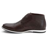 Bota Masculina Premium em Couro Café