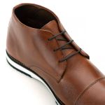 Bota Masculina Premium em Couro Castor