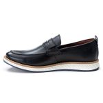 Sapato Loafer Elite em Couro Preto