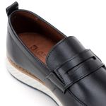 Sapato Loafer Elite em Couro Preto