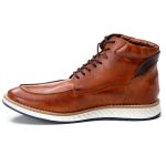 Coturno Masculino Couro Castor