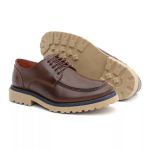 Sapato Masculino Casual Tratorado Viena Mouro