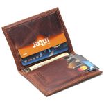 Carteira Masculina Couro Slim Castor