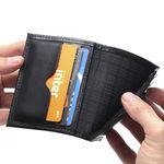Carteira Masculina Couro Slim Preto