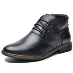 Bota Masculina Casual Couro Legítimo Preto