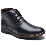 Bota Masculina Casual Couro Legítimo Preto