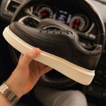 Sapatênis Milão Couro Preto