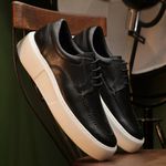 Sapato Masculino Derby Sola Alta Everest Preto