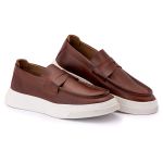 Loafer Moc Tue Couro Castor Rio 