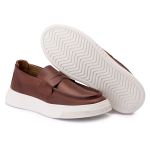 Loafer Moc Tue Couro Castor Rio 
