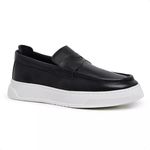 Loafer Moc Tue Couro Preto Rio 