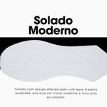 Tênis Masculino Couro Tricolor Branco Preto e Taupe