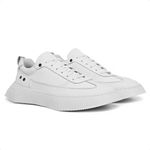 Tênis Casual Masculino Fly Couro Branco
