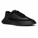 Tênis Casual Masculino Fly Couro All Black