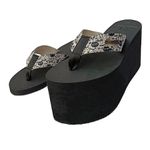 Chinelo Ortopédico unissex para Dismetria – Compensação de Altura Sob Medida, tira Gato Preto Alley Surf