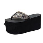 Chinelo Ortopédico unissex para Dismetria – Compensação de Altura Sob Medida, tira Gato Preto Alley Surf